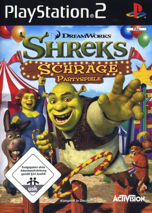 Dreamworks Shrek's Carnival Craze - Party Games — box-2D (DE)