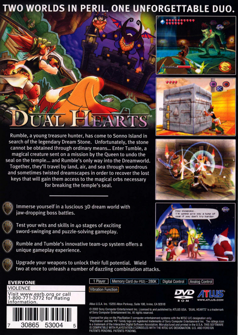 Dual Hearts — box-2D-back (US)