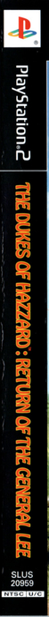 Dukes of Hazzard,The - Return of the General Lee — box-2D-side (US)