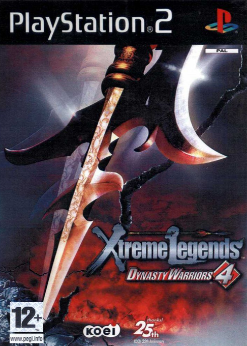 Dynasty Warriors 4 - Xtreme Legends — box-2D (SP)