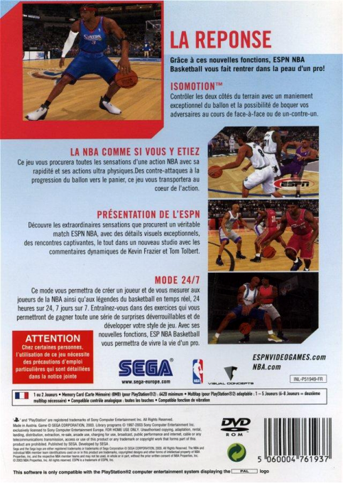 Espn Nba Basketball — box-2D-back (FR)