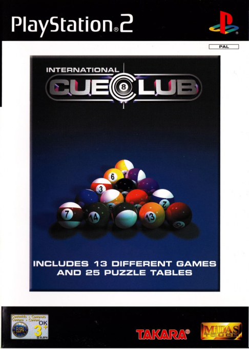 International Cue Club — box-2D (EU)