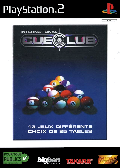 International Cue Club — box-2D (FR)