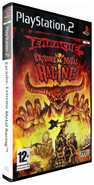 Earache Extreme Metal Racing — box-3D (EU)