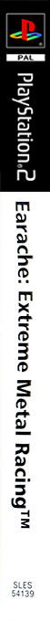 Earache Extreme Metal Racing — box-2D-side (EU)