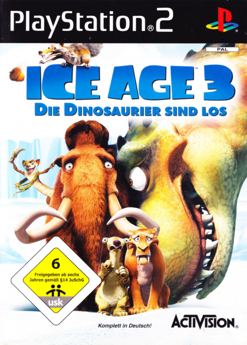 Ice Age 3 - Dawn Of The Dinosaurs — box-2D (DE)