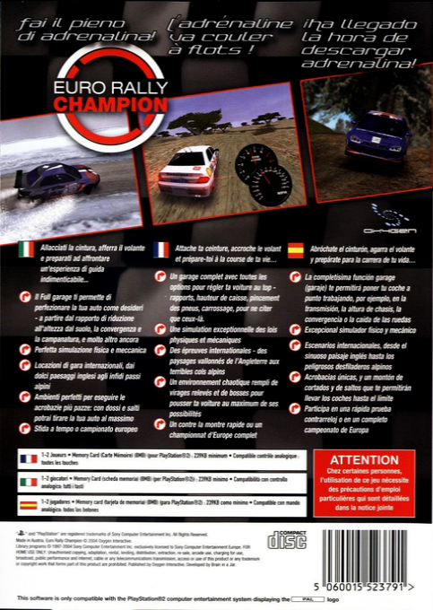 Euro Rally Champion — box-2D-back (EU)