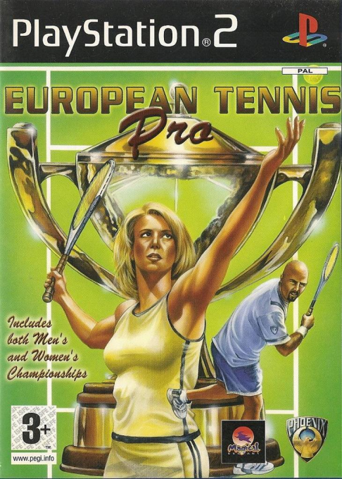 European Tennis Pro box art