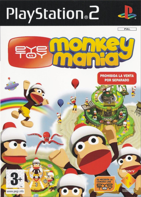 Eyetoy - Monkey Mania — box-2D (SP)