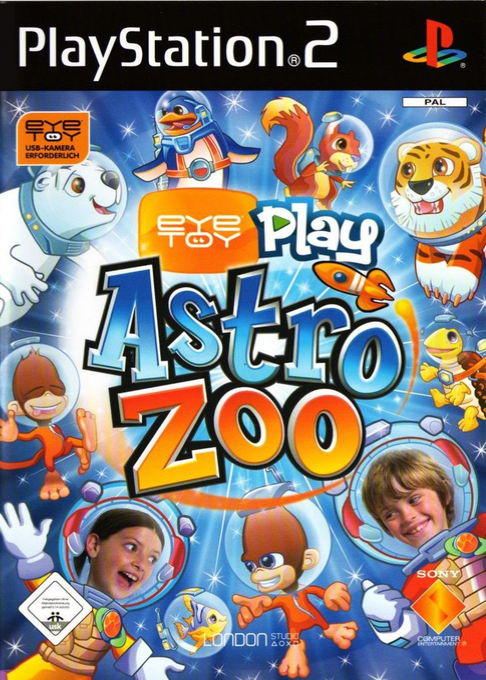 Eyetoy - Play Astro Zoo — box-2D (DE)