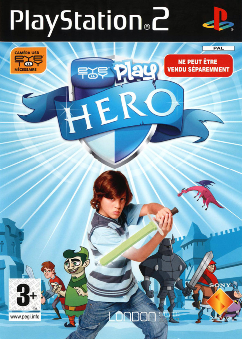Eyetoy - Play Hero — box-2D (FR)
