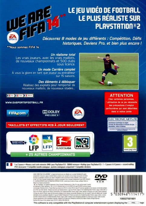 Fifa 14 — box-2D-back (FR)