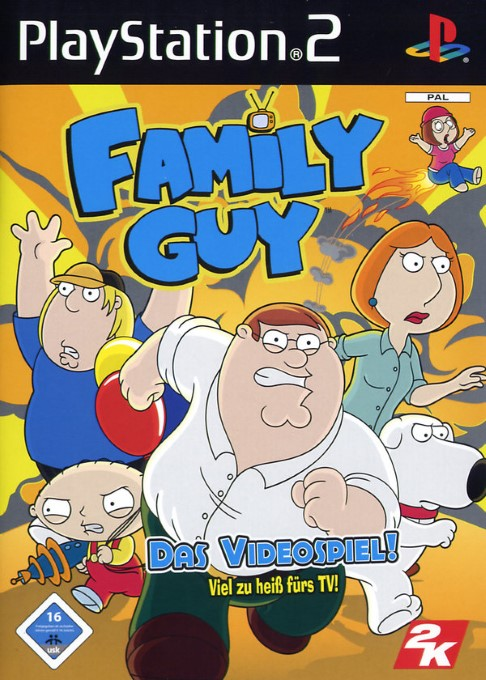 Family Guy - Video Game! — box-2D (DE)