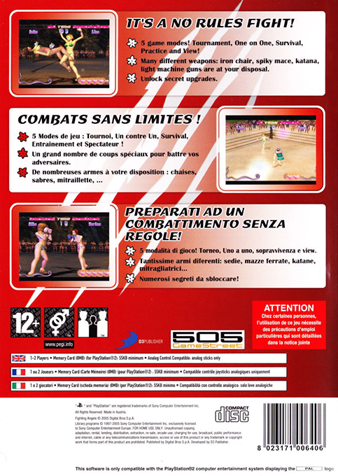 Fighting Angels — box-2D-back (EU)