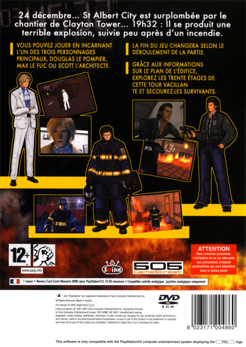 Fire Heroes — box-2D-back (FR)