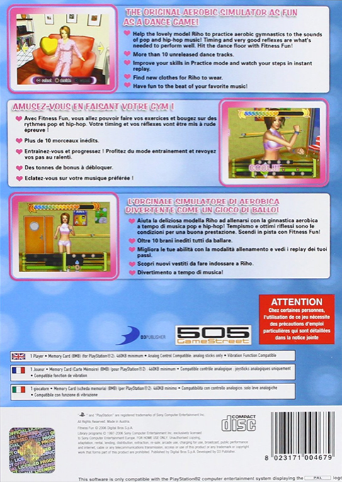 Fitness Fun — box-2D-back (EU)