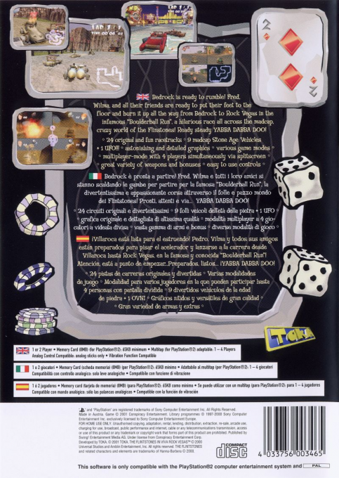 Flintstones In Viva Rock Vegas, The — box-2D-back (EU)
