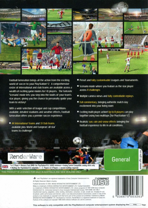 Football Generation — box-2D-back (AU)