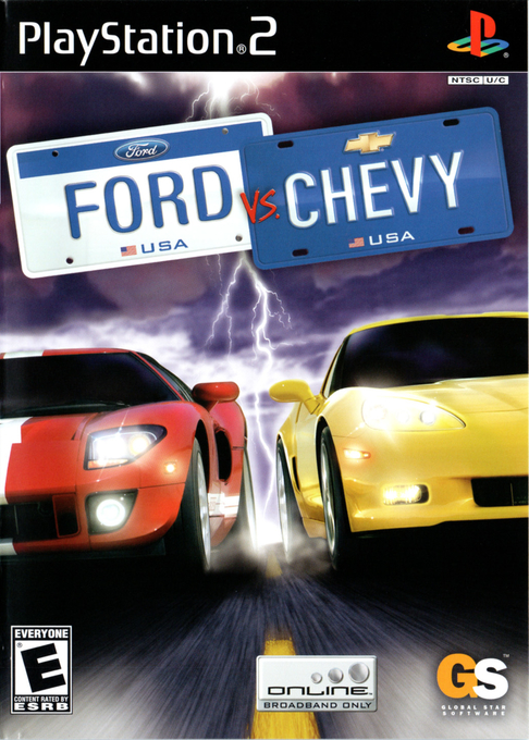 Ford Vs. Chevy box art