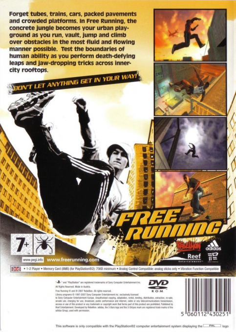 Free Running — box-2D-back (EU)