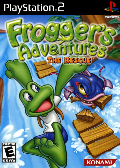 Frogger's Adventures - The Rescue box art