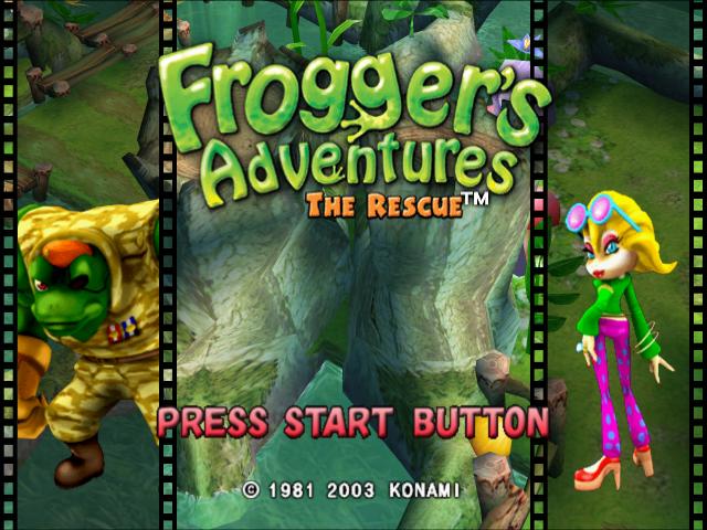 Frogger's Adventures - The Rescue — sstitle (US)