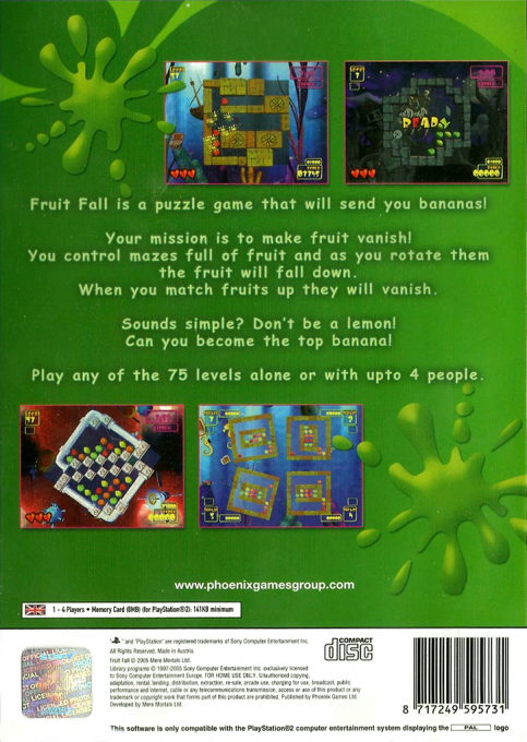 Fruit Fall — box-2D-back (EU)