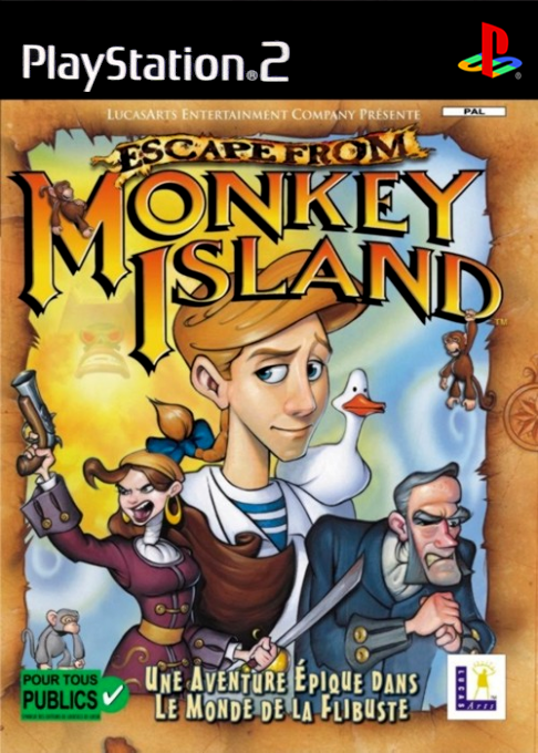 Escape From Monkey Island — box-2D (FR)