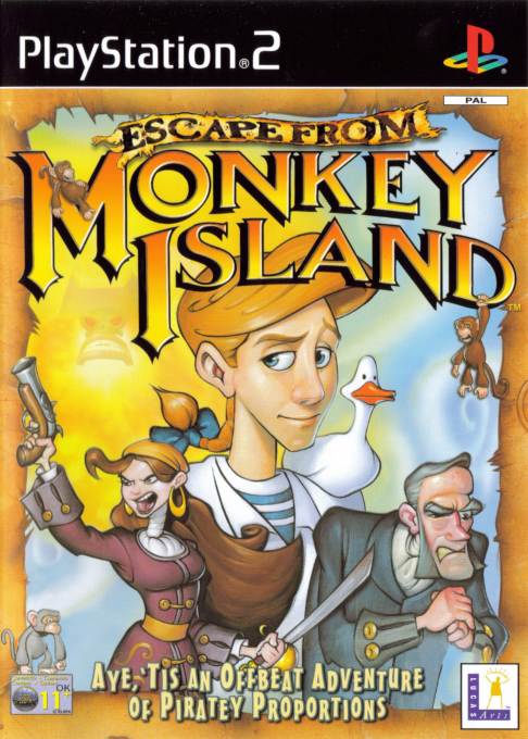 Escape From Monkey Island — box-2D (EU)