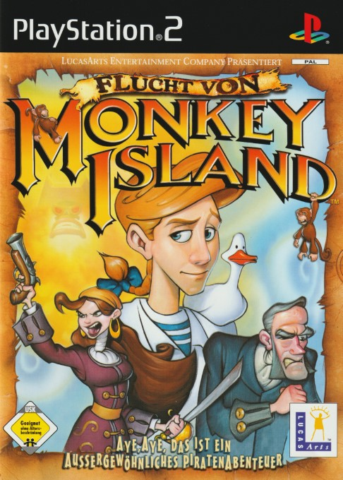 Escape From Monkey Island — box-2D (DE)