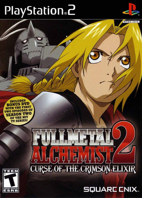 Fullmetal Alchemist 2 - Curse Of The Crimson Elixir box art