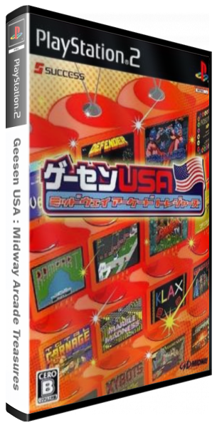 Geesen USA - Midway Arcade Treasures — box-3D (JP)