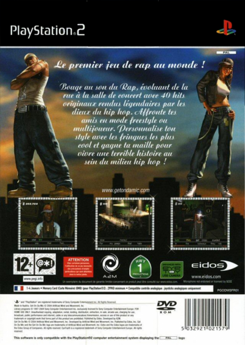 Get On Da Mic — box-2D-back (FR)