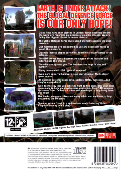 Global Defence Force — box-2D-back (EU)