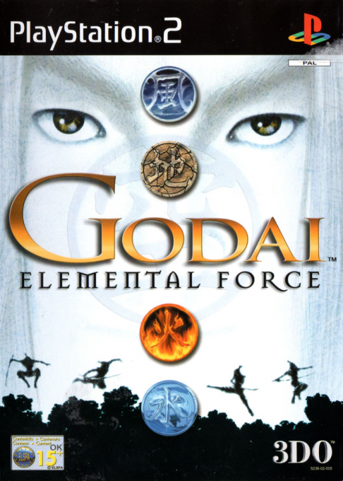 Godai Elemental Force — box-2D (EU)