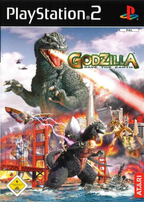 Godzilla - Save The Earth — box-2D (DE)