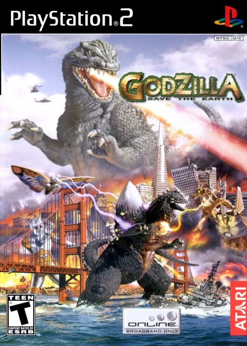 Godzilla - Save The Earth box art