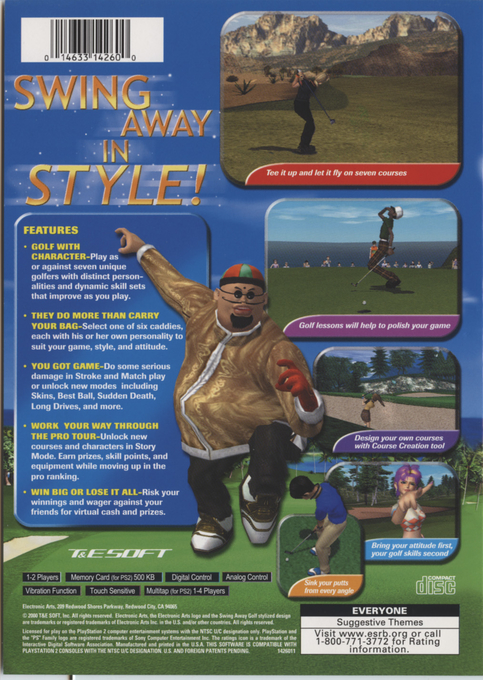 Swing Away Golf — box-2D-back (US)