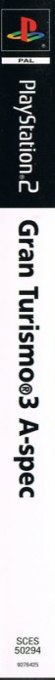 Gran Turismo 3 - A-spec — box-2D-side (DE)