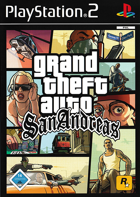 Grand Theft Auto - San Andreas — box-2D (DE)