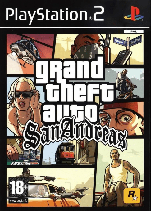 Grand Theft Auto - San Andreas — box-2D (SP)