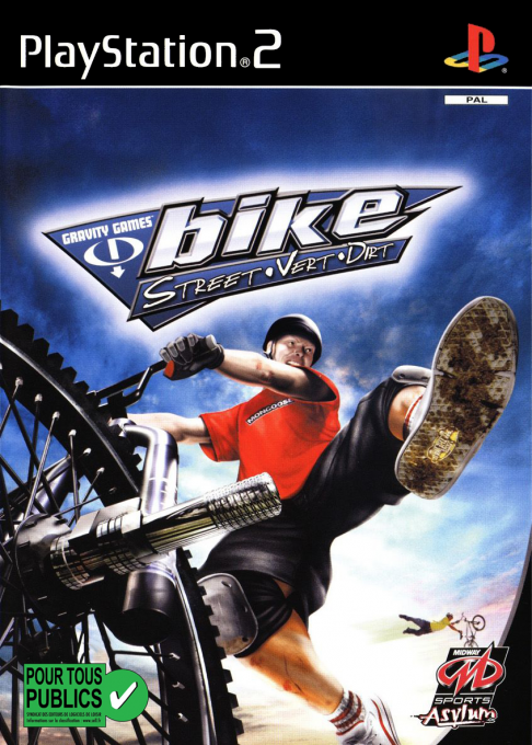 Gravity Games - Bike Street, Vert, Dirt — box-2D (FR)