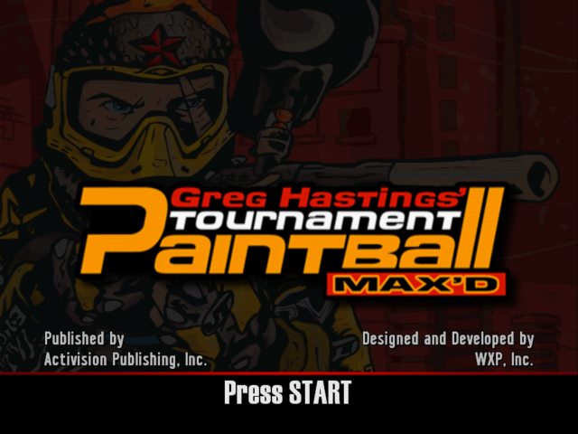 Greg Hasting's Tournament Paintball Max'd — sstitle (WOR)