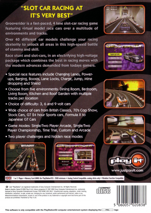 Grooverider Slot Car Racing — box-2D-back (EU)