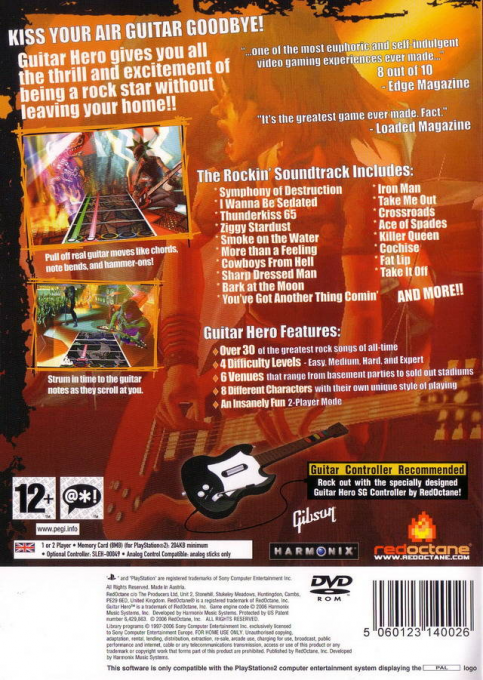Guitar Hero — box-2D-back (EU)