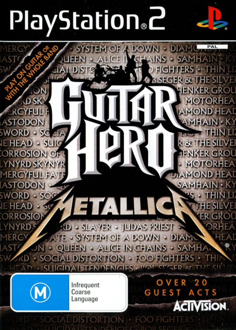 Guitar Hero - Metallica — box-2D (AU)