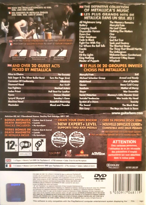 Guitar Hero - Metallica — box-2D-back (EU)