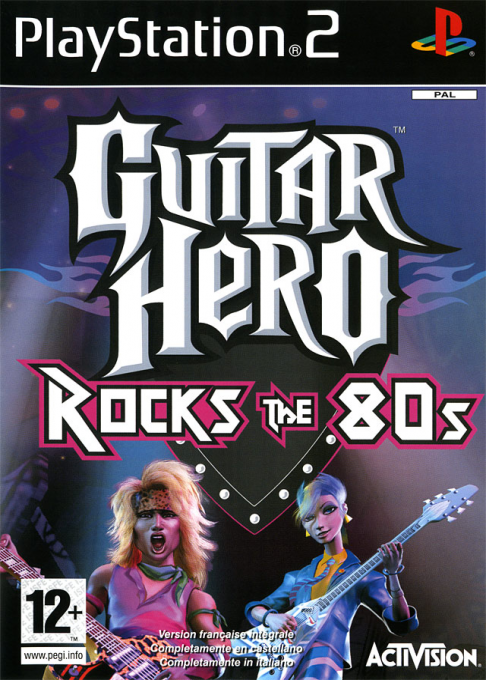 Guitar Hero Rocks The 80's — box-2D (FR)