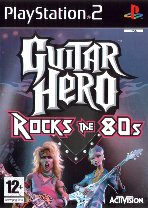 Guitar Hero Rocks The 80's — box-2D (EU)