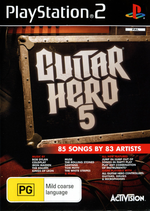 Guitar Hero 5 — box-2D (AU)